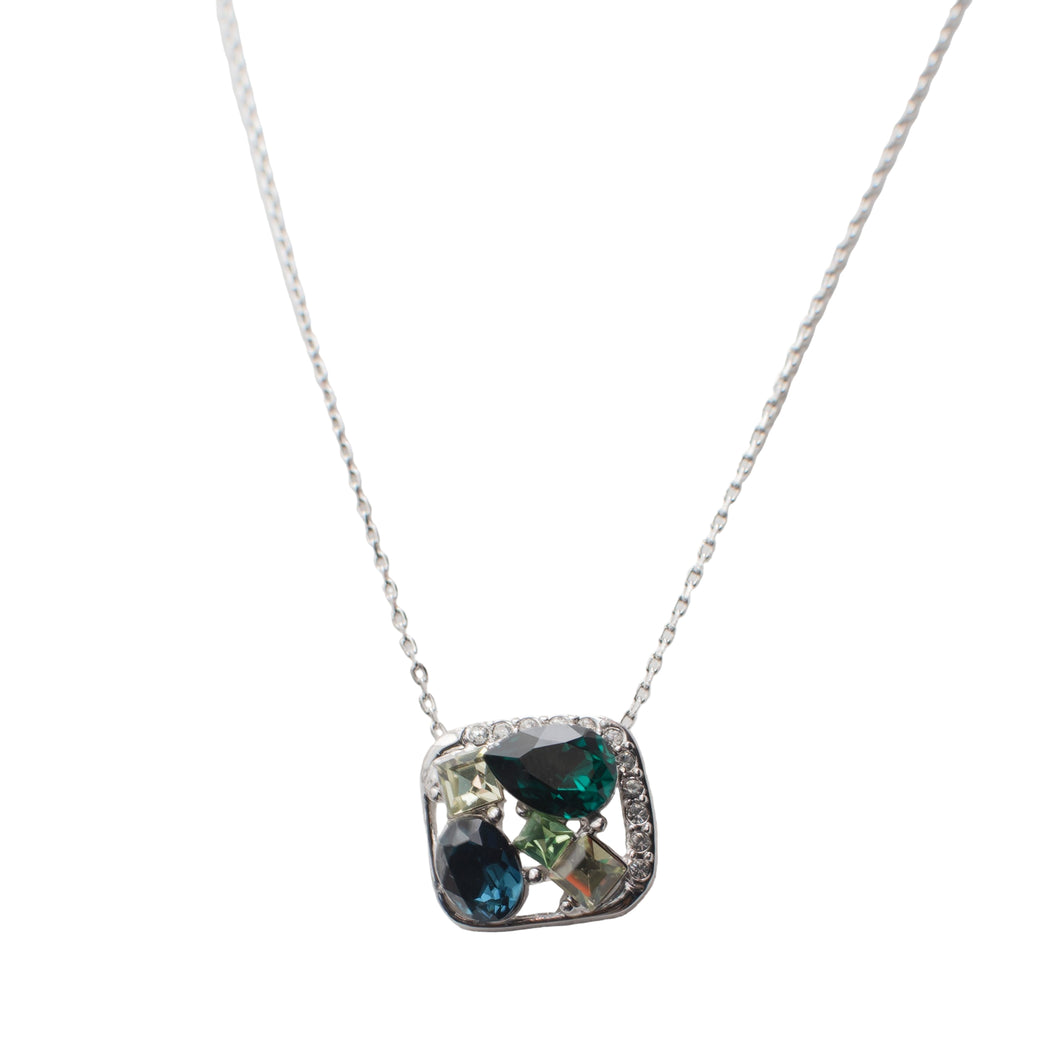 Emerald Breeze Swarovski Crystal Necklace