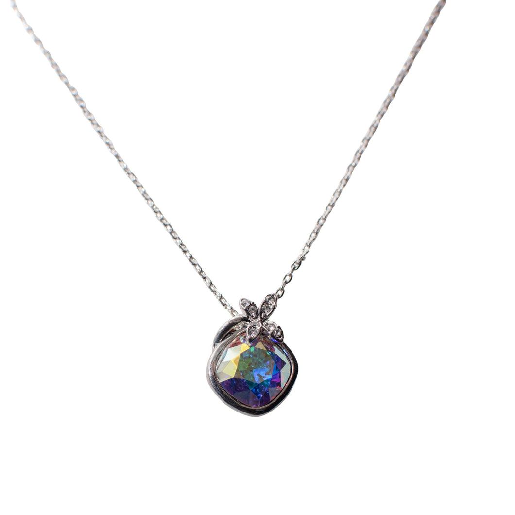 Iridescent Flight Swarovski Necklace