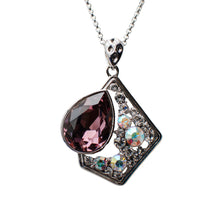Load image into Gallery viewer, Radiant Cluster Swarovski Crystal Necklace
