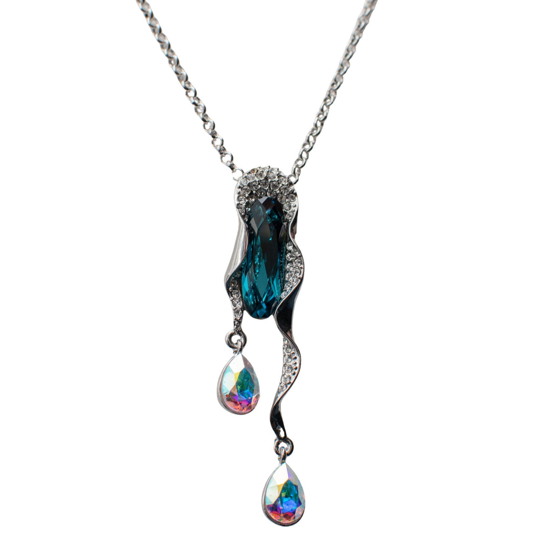 Teardrops From Above Swarovski Crystal Necklace