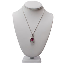 Load image into Gallery viewer, Pink Orbit Swarovski Crystal Necklace
