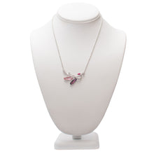 Load image into Gallery viewer, Rosy Entwine Swarovski Crystal Necklace
