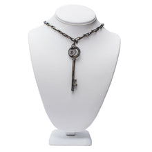 Load image into Gallery viewer, Black Key Swarovski Crystal Necklace
