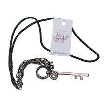 Load image into Gallery viewer, Black Key Swarovski Crystal Necklace
