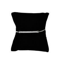 Load image into Gallery viewer, Round The Bar CZ Sizeable Bracelet
