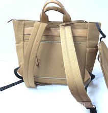 Load image into Gallery viewer, Tan Ellen Tracy Purse Backpack
