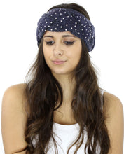 Load image into Gallery viewer, Knitted Sparkle Braided Headband
