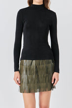Load image into Gallery viewer, Sassy Sheen Stretch Long Sleeve Top
