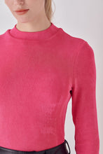 Load image into Gallery viewer, Sassy Sheen Stretch Long Sleeve Top
