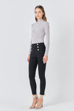 Load image into Gallery viewer, Sassy Sheen Stretch Long Sleeve Top
