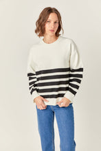 Load image into Gallery viewer, Aspen Holiday Striped Super Soft Sweater
