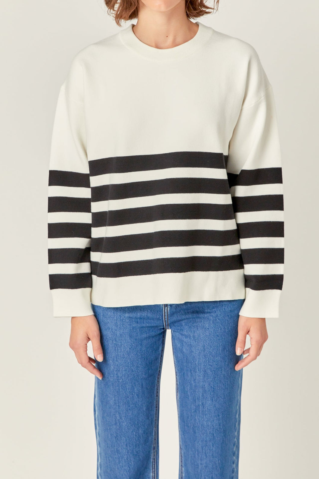 Aspen Holiday Striped Super Soft Sweater