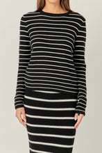 Load image into Gallery viewer, New England Comfort Striped Knit Sweater
