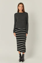Load image into Gallery viewer, New England Comfort Striped Knit Sweater
