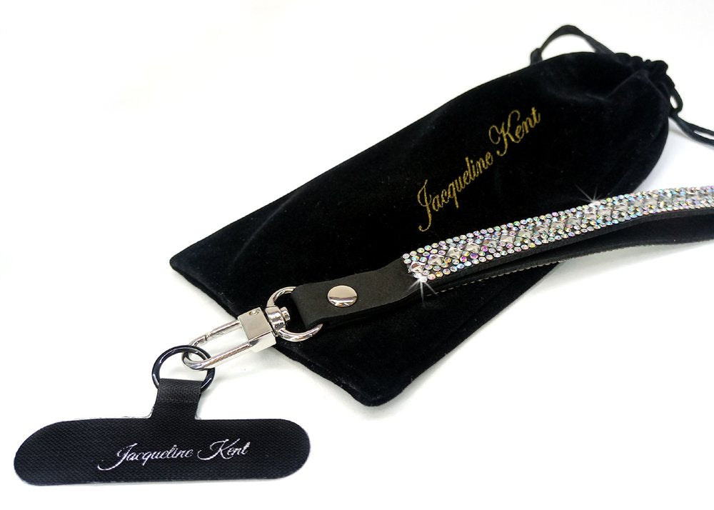 Crystal Phone Wrist Lanyard by Jacqueline Kent