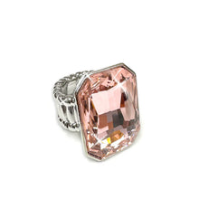 Load image into Gallery viewer, Emerald-Cut Statement Rock Stretch Ring by Jacqueline Kent
