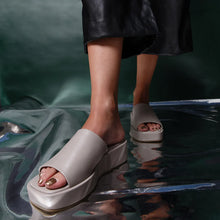Load image into Gallery viewer, Lourdes Slide Wedge by SHU SHOP Footwear
