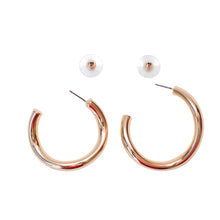 Load image into Gallery viewer, Hoops With A Twist Earrings
