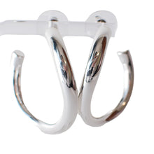 Load image into Gallery viewer, Hoops With A Twist Earrings
