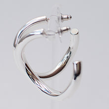 Load image into Gallery viewer, Hoops With A Twist Earrings
