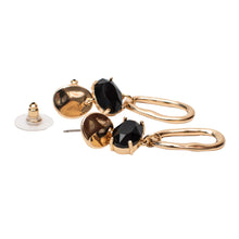 Load image into Gallery viewer, Oval Harmony crystal Dangle Earrings
