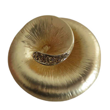 Load image into Gallery viewer, CZ Swirl Magnetic Brooch
