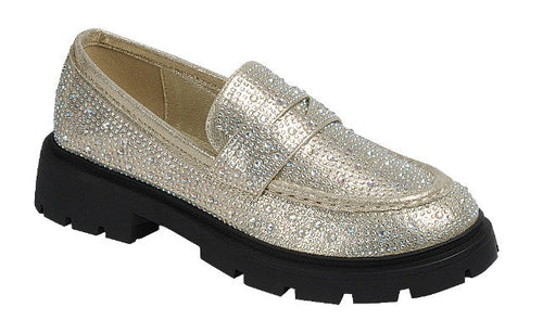 Fancy Bejeweled Loafers