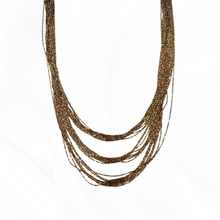 Load image into Gallery viewer, Glamour in a Multi Strand Gold Necklace
