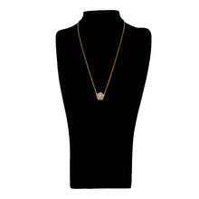Load image into Gallery viewer, Floral Crystal Love Necklace
