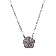 Load image into Gallery viewer, Floral Crystal Love Necklace
