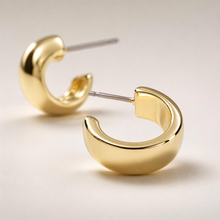 Load image into Gallery viewer, Love The Look Hoop Post Back Earrings

