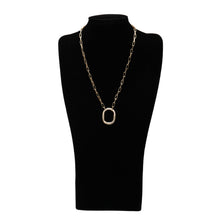 Load image into Gallery viewer, The Interlock on Style  CZ Necklace
