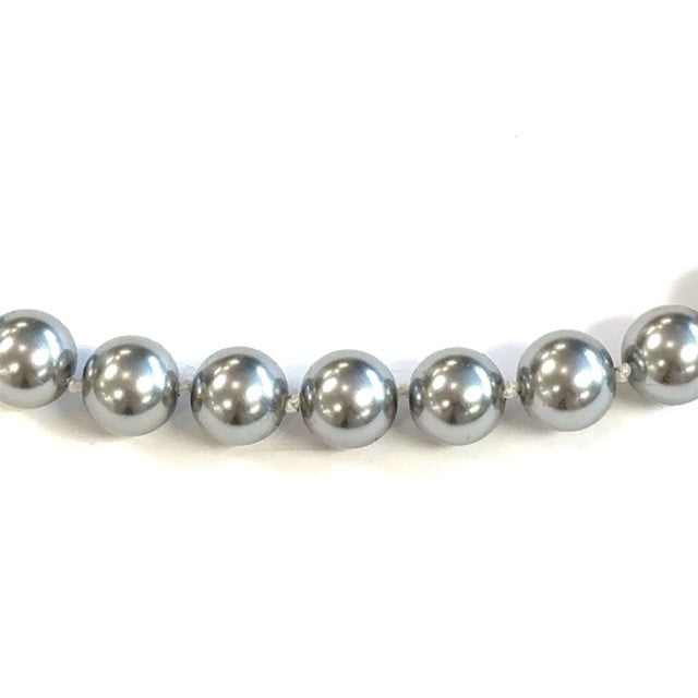 Swarovski Pearl with CZ Magnetic Clasp Necklace