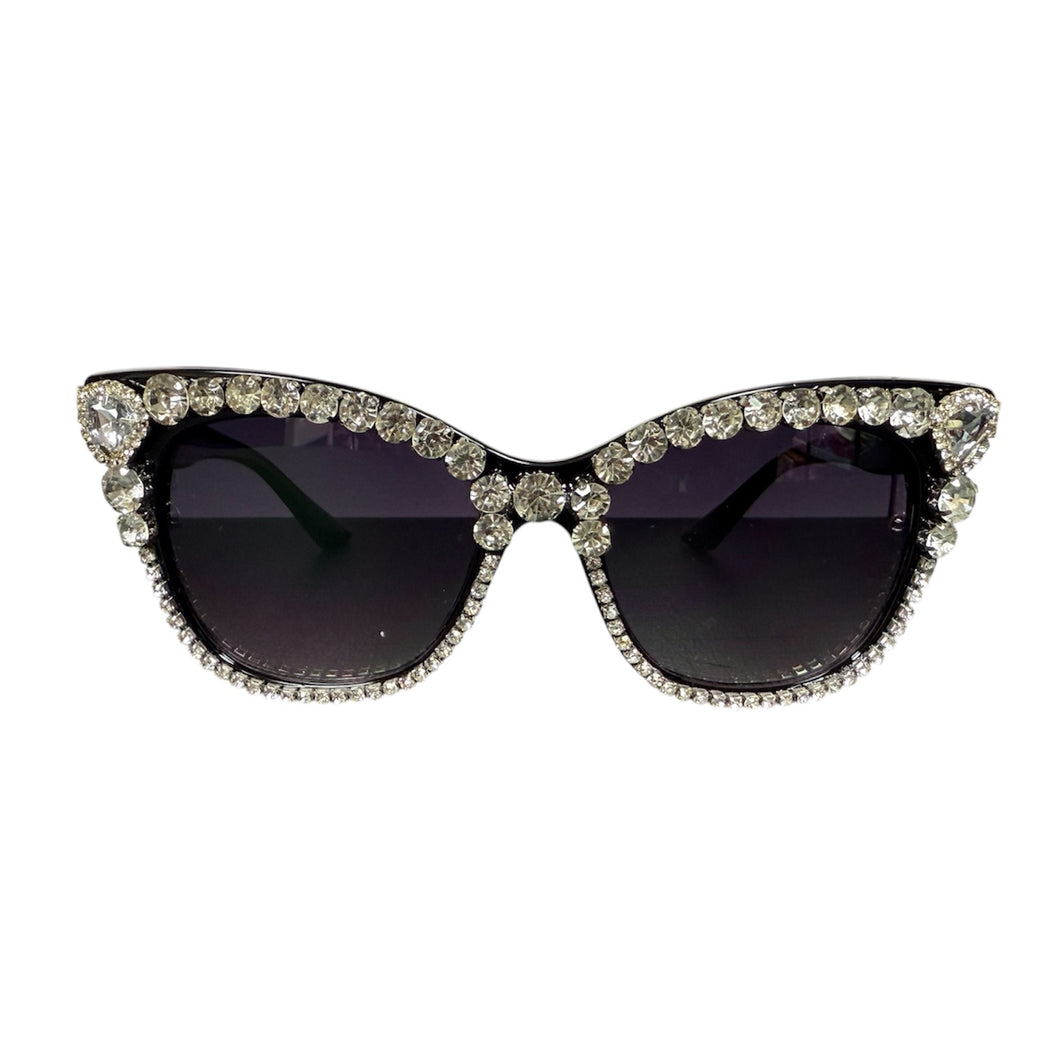 Blinged Out Diamond Frame Sunglasses