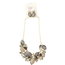Load image into Gallery viewer, Layering Leaves Necklace &amp; Earring Set
