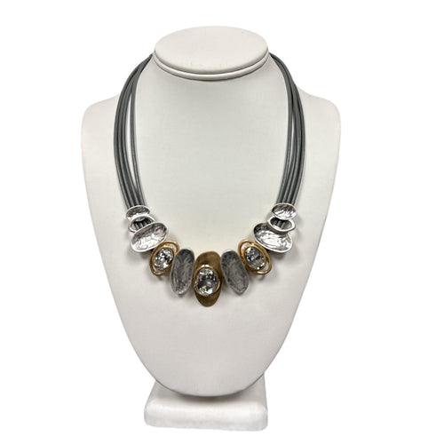 Repetitive Reflections Short Necklace