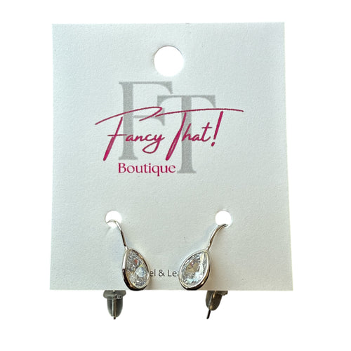 Elegant Teardrop Crystal Earrings