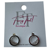 Load image into Gallery viewer, Falling For You CZ Post Back Earrings
