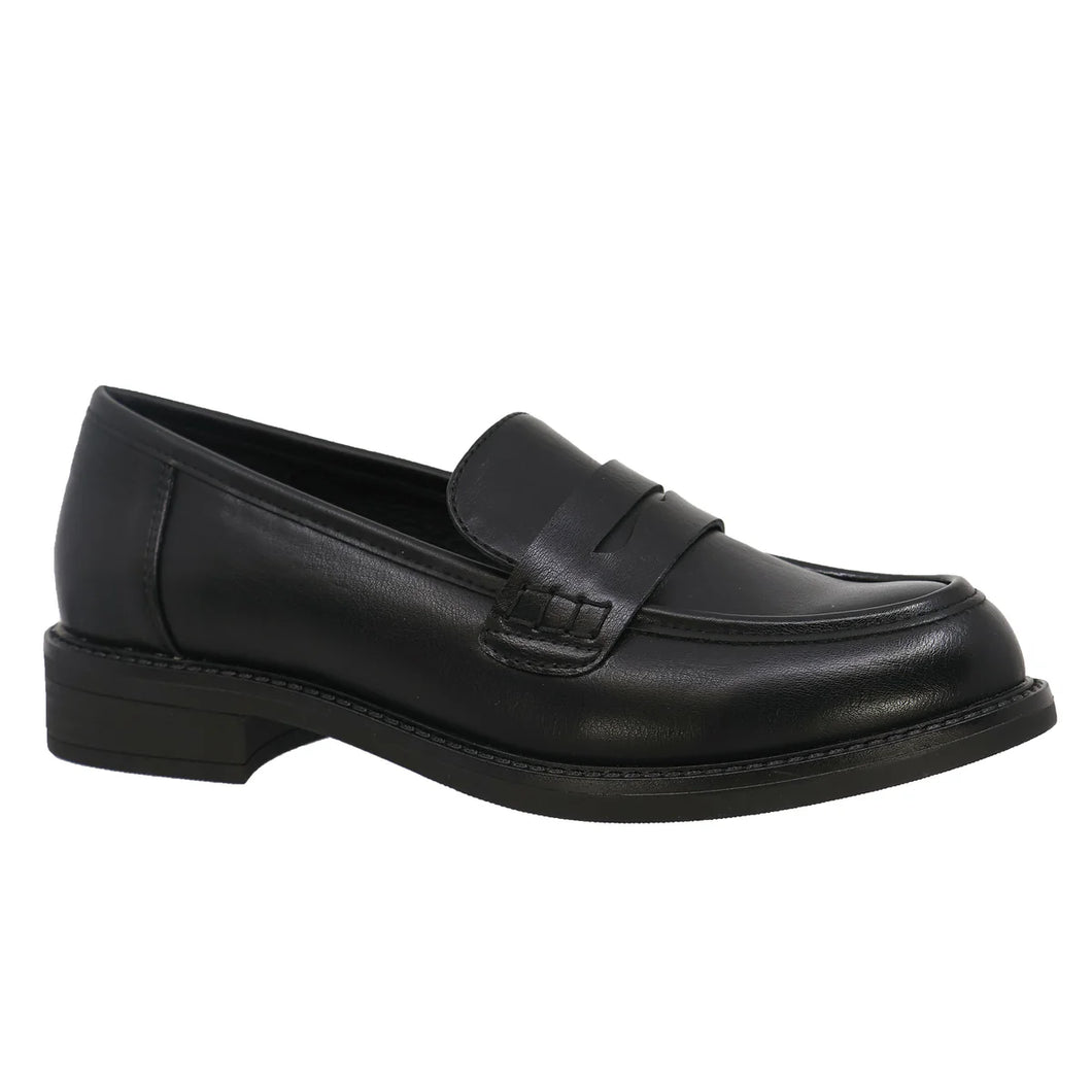 Classic Comfort Short Heel Loafer - Raylee by Taxi Footwear