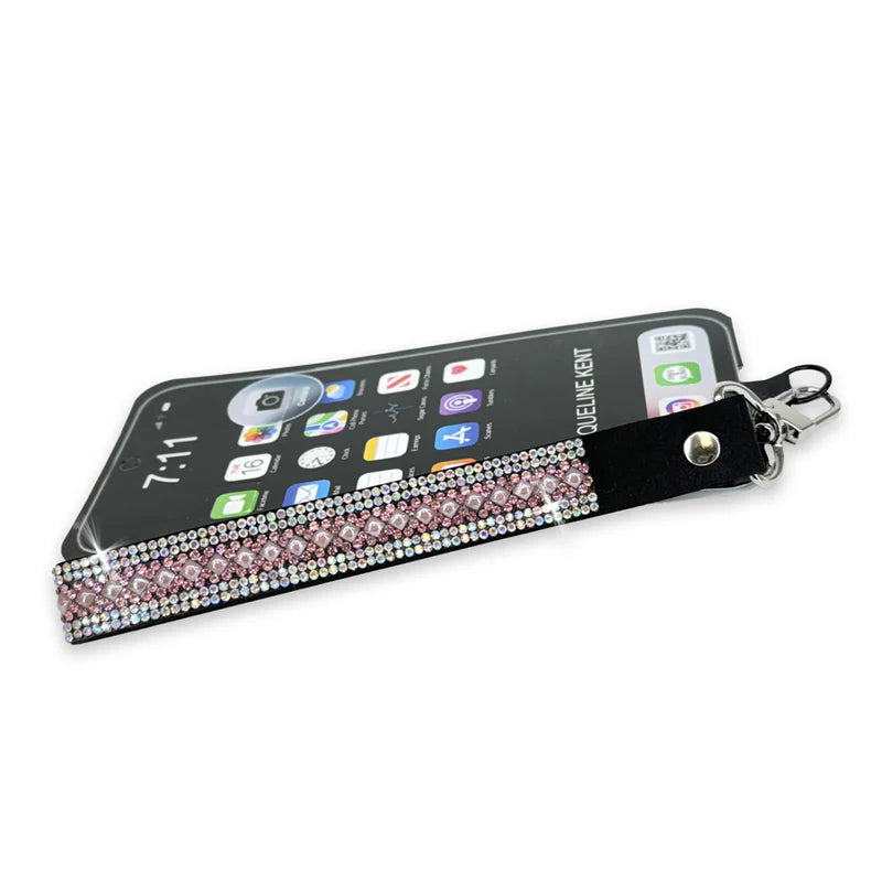 Crystal Phone Wrist Lanyard by Jacqueline Kent
