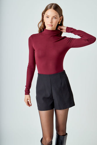 Classic Layering Long Sleeve Mock Neck