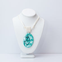 Load image into Gallery viewer, Turquoise Water Marble Necklace
