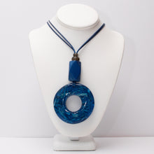 Load image into Gallery viewer, Into the Woods Acrylic Circle  Necklace
