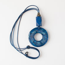 Load image into Gallery viewer, Into the Woods Acrylic Circle  Necklace
