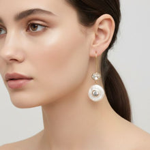 Load image into Gallery viewer, Glitz Pearl Drop Earrings
