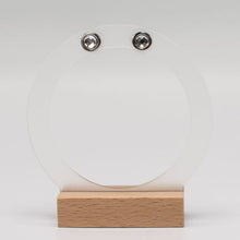 Load image into Gallery viewer, Classic Clear Cut Earrings
