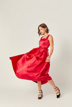 Load image into Gallery viewer, Lady In Red Sleeveless Midi Dress
