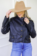 Load image into Gallery viewer, Perfect Persuasion Vegan Leather Jacket
