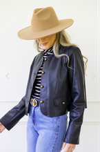 Load image into Gallery viewer, Perfect Persuasion Vegan Leather Jacket
