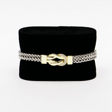 Load image into Gallery viewer, The Linq Two Toned Magnetic Bracelet
